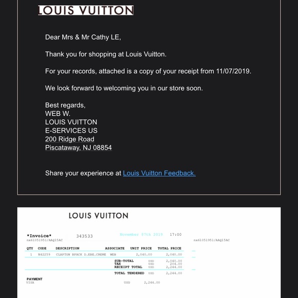 SOLD!  Louis Vuitton Clapton backpack - Picture 8 of 8